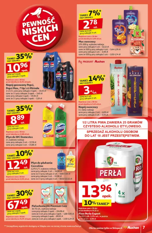 Auchan - gazetka promocyjna Gazetka Pewność Niskich Cen Moje Auchan  do środy 06.11 - strona 9