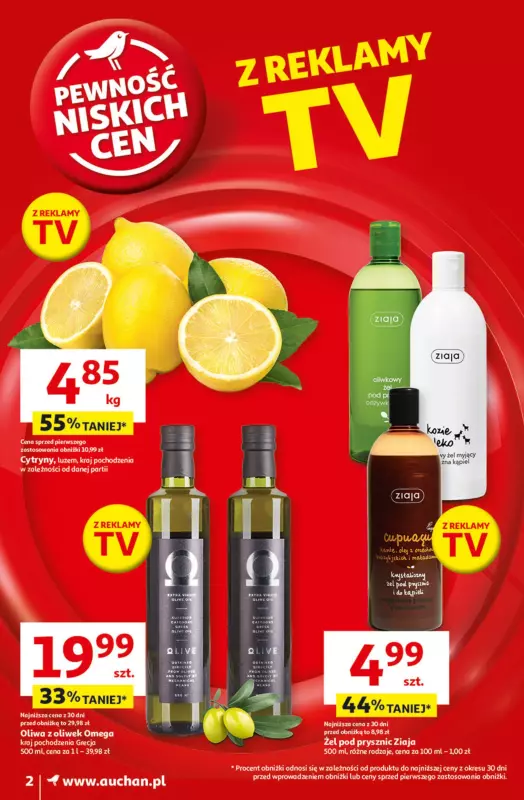 Auchan - gazetka promocyjna Gazetka Pewność Niskich Cen Moje Auchan od czwartku 31.10 do środy 06.11 - strona 2