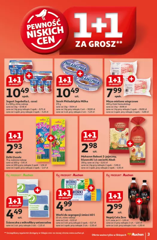 Auchan - gazetka promocyjna Gazetka Pewność Niskich Cen Moje Auchan  do środy 06.11 - strona 3