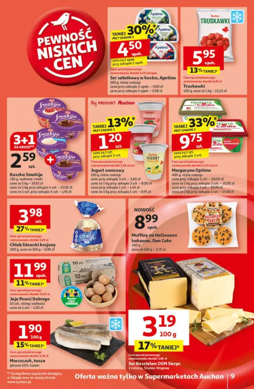 Auchan - gazetka promocyjna Gazetka Pewność Niskich Cen Supermarket Auchan od czwartku 31.10 do środy 06.11 - strona 11