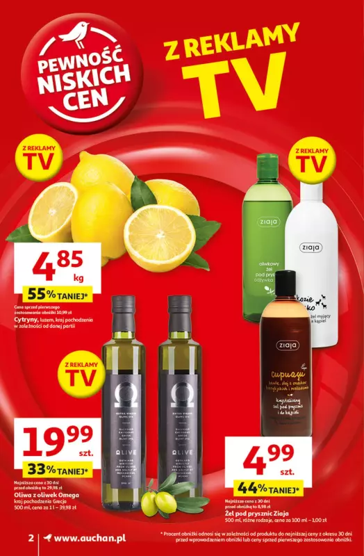 Auchan - gazetka promocyjna Gazetka Pewność Niskich Cen Supermarket Auchan od czwartku 31.10 do środy 06.11 - strona 2