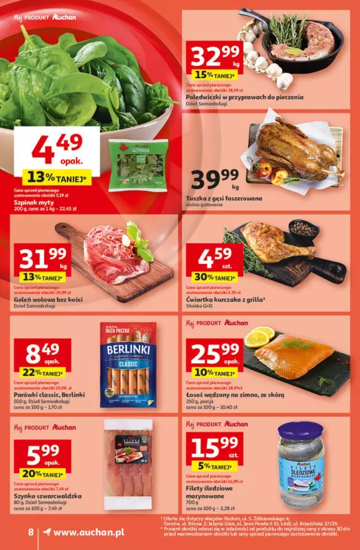 Auchan - gazetka promocyjna Gazetka Pewność Niskich Cen Supermarket Auchan od czwartku 31.10 do środy 06.11 - strona 10