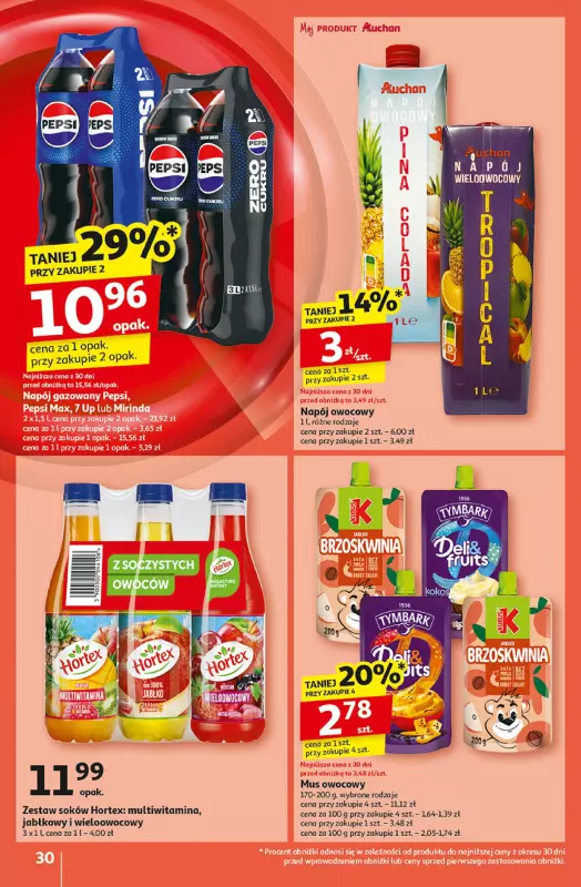 Auchan - gazetka promocyjna Gazetka Pewność Niskich Cen Hipermarket Auchan  do środy 06.11 - strona 32