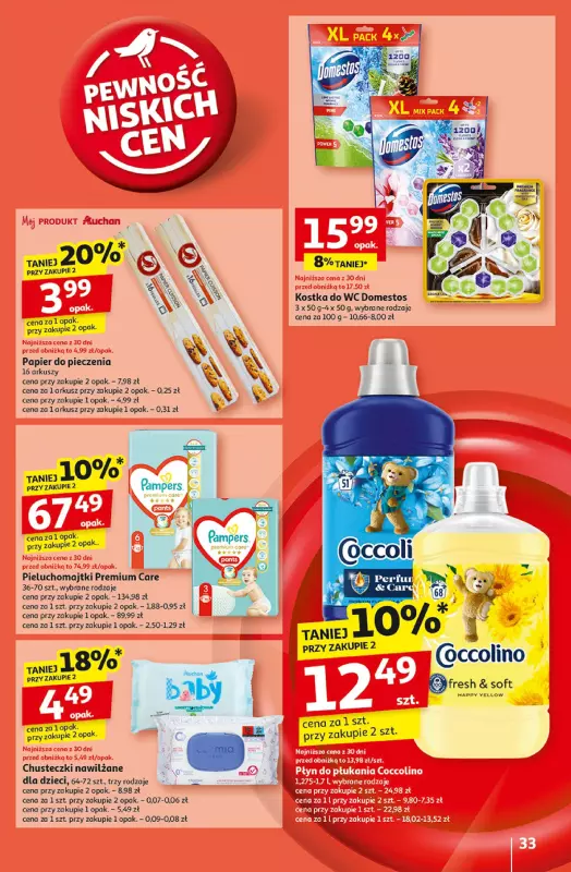 Auchan - gazetka promocyjna Gazetka Pewność Niskich Cen Hipermarket Auchan  do środy 06.11 - strona 35