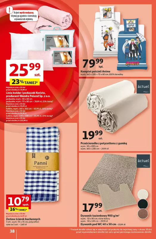 Auchan - gazetka promocyjna Gazetka Pewność Niskich Cen Hipermarket Auchan  do środy 06.11 - strona 46