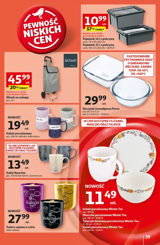 Auchan - gazetka promocyjna Gazetka Pewność Niskich Cen Hipermarket Auchan  do środy 06.11 - strona 47