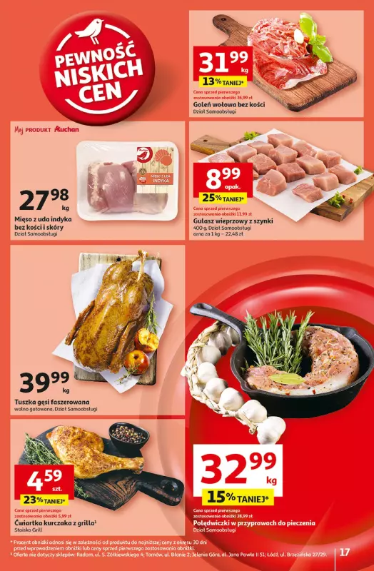 Auchan - gazetka promocyjna Gazetka Pewność Niskich Cen Hipermarket Auchan od czwartku 31.10 do środy 06.11 - strona 19