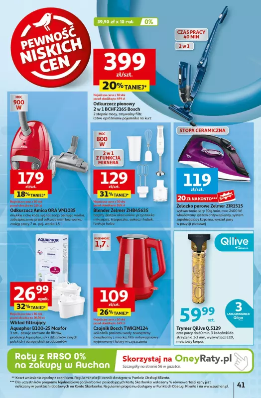 Auchan - gazetka promocyjna Gazetka Pewność Niskich Cen Hipermarket Auchan od czwartku 31.10 do środy 06.11 - strona 49