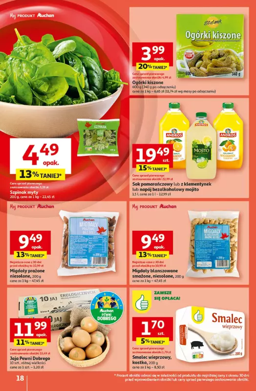 Auchan - gazetka promocyjna Gazetka Pewność Niskich Cen Hipermarket Auchan od czwartku 31.10 do środy 06.11 - strona 20