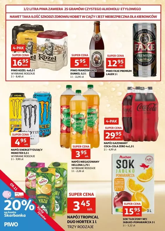 Auchan - gazetka promocyjna Gazetka Racibórz od środy 06.11 do wtorku 12.11 - strona 17