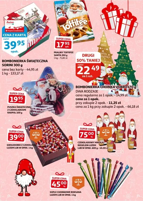 Auchan - gazetka promocyjna Katalog Słodycze i kosmetyki | Racibórz od środy 06.11 do wtorku 26.11 - strona 3