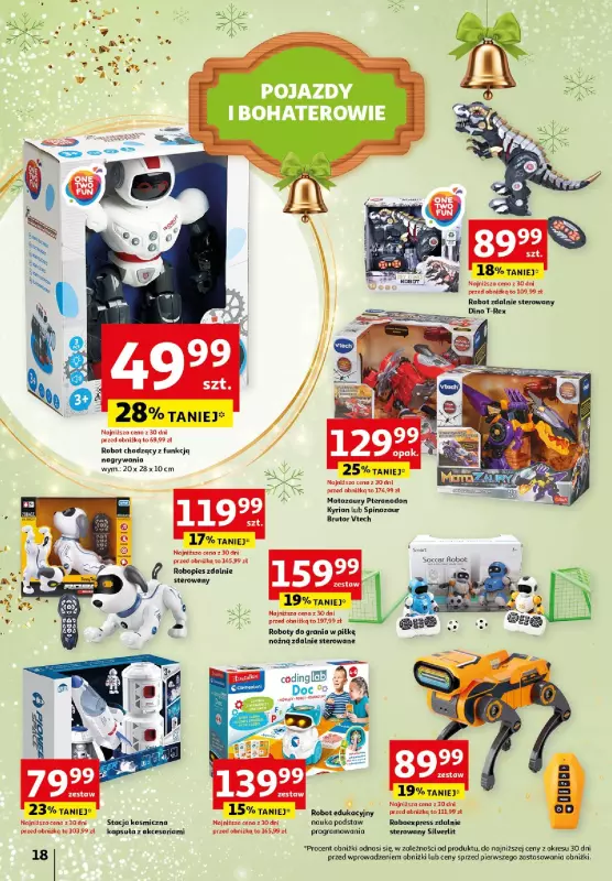 Auchan - gazetka promocyjna Katalog Zabawki Zaczarowane Święta Hipermarket Auchan  do środy 27.11 - strona 18