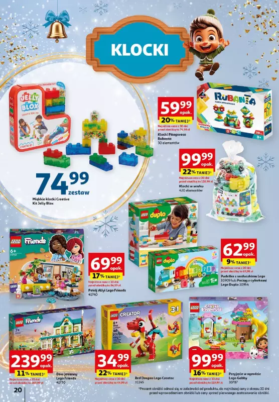 Auchan - gazetka promocyjna Katalog Zabawki Zaczarowane Święta Hipermarket Auchan  do środy 27.11 - strona 20