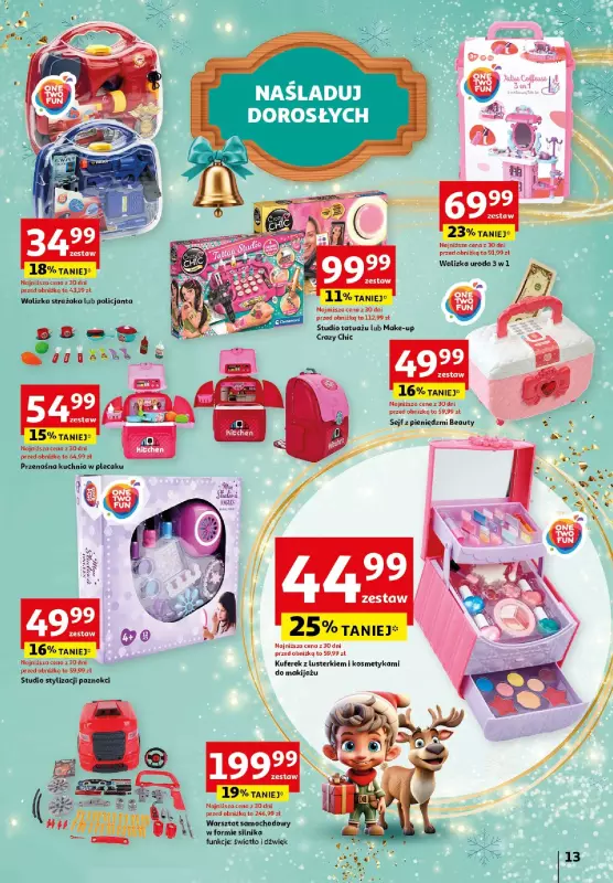 Auchan - gazetka promocyjna Katalog Zabawki Zaczarowane Święta Hipermarket Auchan  do środy 27.11 - strona 13