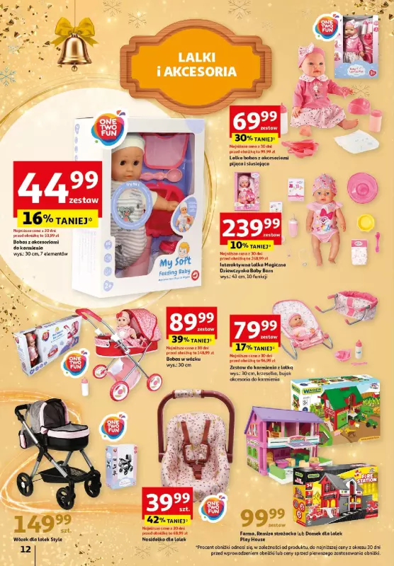 Auchan - gazetka promocyjna Katalog Zabawki Zaczarowane Święta Hipermarket Auchan  do środy 27.11 - strona 12