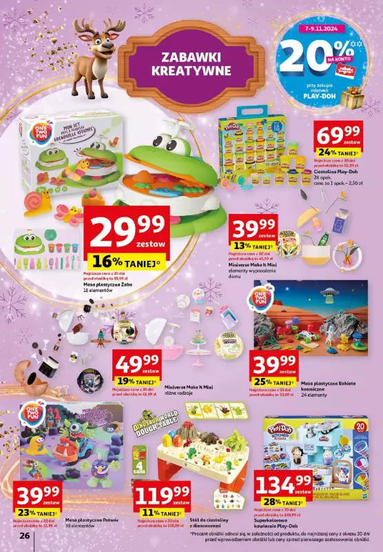 Auchan - gazetka promocyjna Katalog Zabawki Zaczarowane Święta Hipermarket Auchan  do środy 27.11 - strona 26