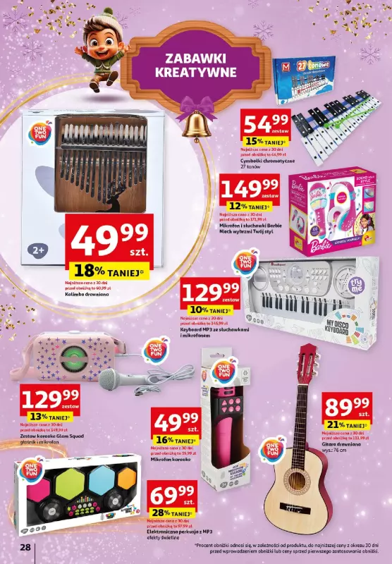 Auchan - gazetka promocyjna Katalog Zabawki Zaczarowane Święta Hipermarket Auchan  do środy 27.11 - strona 28