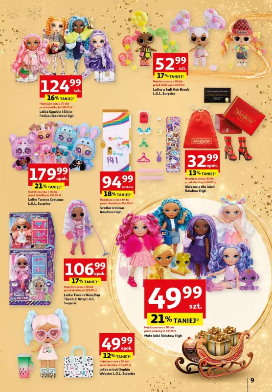 Auchan - gazetka promocyjna Katalog Zabawki Zaczarowane Święta Hipermarket Auchan  do środy 27.11 - strona 9