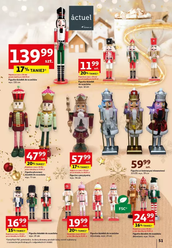 Auchan - gazetka promocyjna Katalog Zabawki Zaczarowane Święta Hipermarket Auchan  do środy 27.11 - strona 51