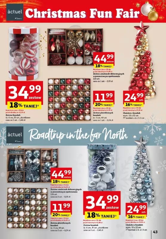 Auchan - gazetka promocyjna Katalog Zabawki Zaczarowane Święta Hipermarket Auchan  do środy 27.11 - strona 43