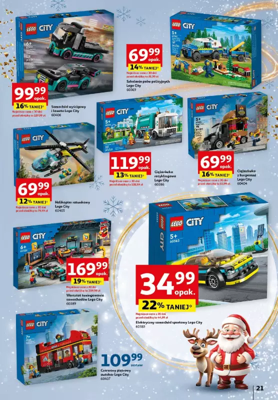 Auchan - gazetka promocyjna Katalog Zabawki Zaczarowane Święta Hipermarket Auchan  do środy 27.11 - strona 21