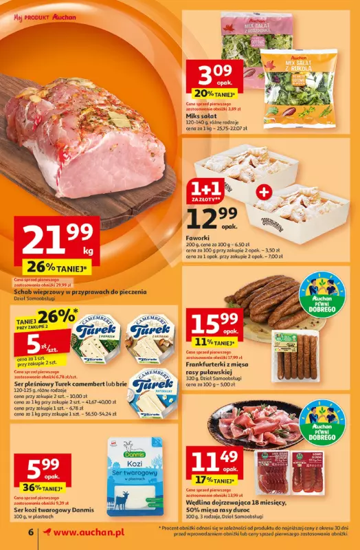 Auchan - gazetka promocyjna Gazetka Pewność Niskich Cen Supermarket Auchan  do środy 13.11 - strona 8