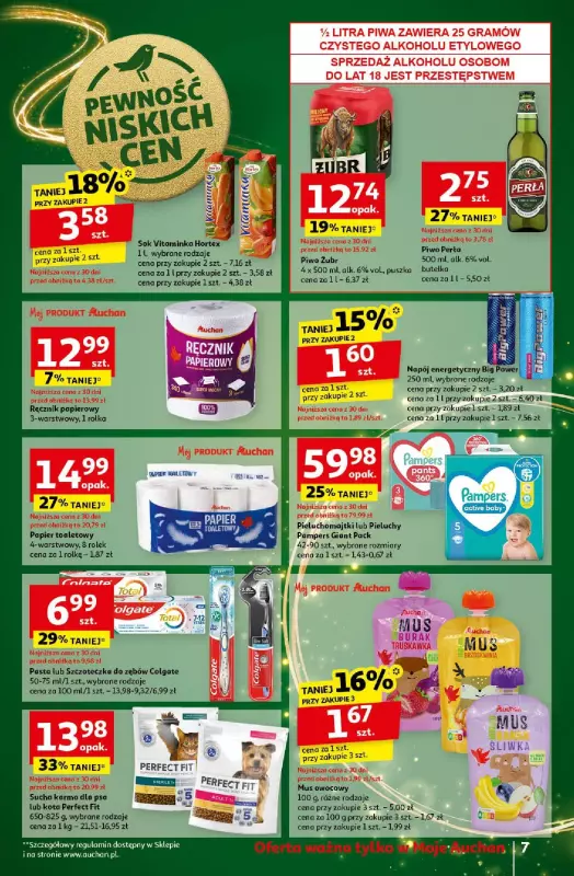 Auchan - gazetka promocyjna Gazetka Pewność Niskich Cen Moje Auchan  do środy 20.11 - strona 9