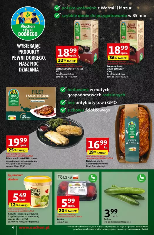 Auchan - gazetka promocyjna Gazetka Pewność Niskich Cen Moje Auchan  do środy 20.11 - strona 6