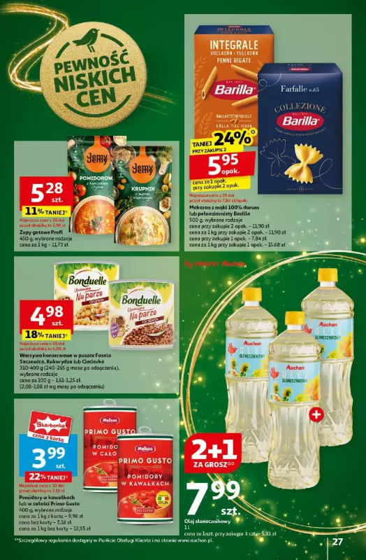 Auchan - gazetka promocyjna Gazetka Pewność Niskich Cen Hipermarket Auchan  do środy 20.11 - strona 29