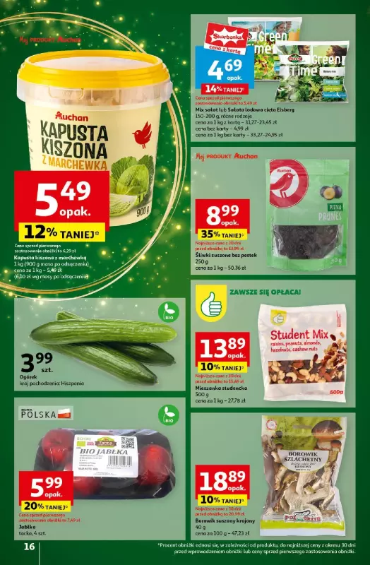 Auchan - gazetka promocyjna Gazetka Pewność Niskich Cen Hipermarket Auchan  do środy 20.11 - strona 18