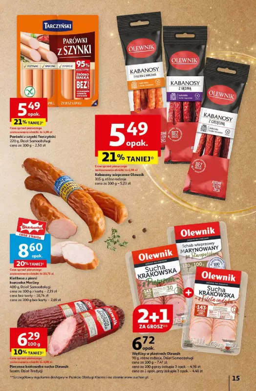 Auchan - gazetka promocyjna Gazetka Pewność Niskich Cen Hipermarket Auchan  do środy 20.11 - strona 17