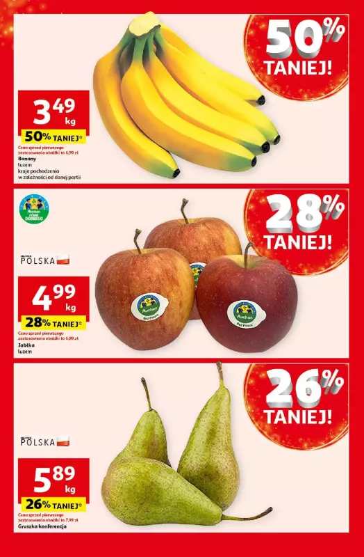 Auchan - gazetka promocyjna Gazetka Pewność Niskich Cen Hipermarket Auchan  do środy 20.11 - strona 11