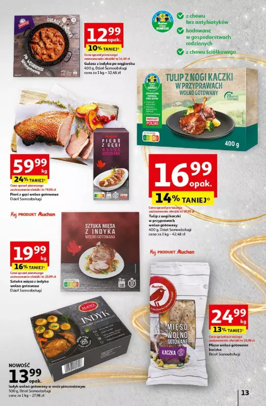 Auchan - gazetka promocyjna Gazetka Pewność Niskich Cen Hipermarket Auchan  do środy 20.11 - strona 15