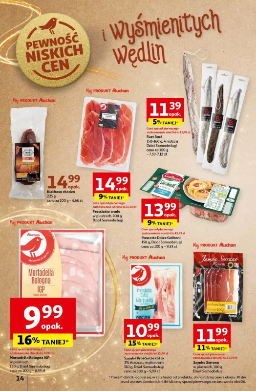 Auchan - gazetka promocyjna Gazetka Pewność Niskich Cen Hipermarket Auchan  do środy 20.11 - strona 16