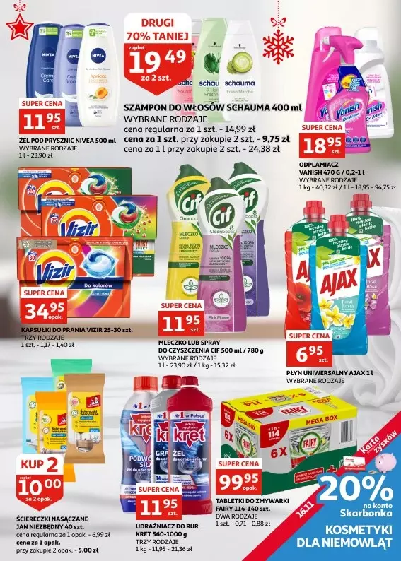 Auchan - gazetka promocyjna Gazetka Racibórz od środy 13.11 do wtorku 19.11 - strona 15