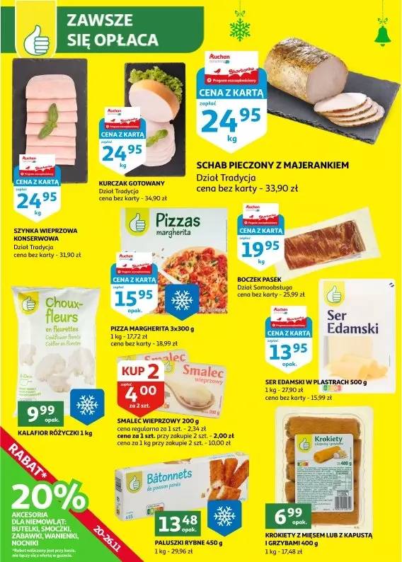 Auchan - gazetka promocyjna Gazetka Racibórz od środy 20.11 do wtorku 26.11 - strona 18