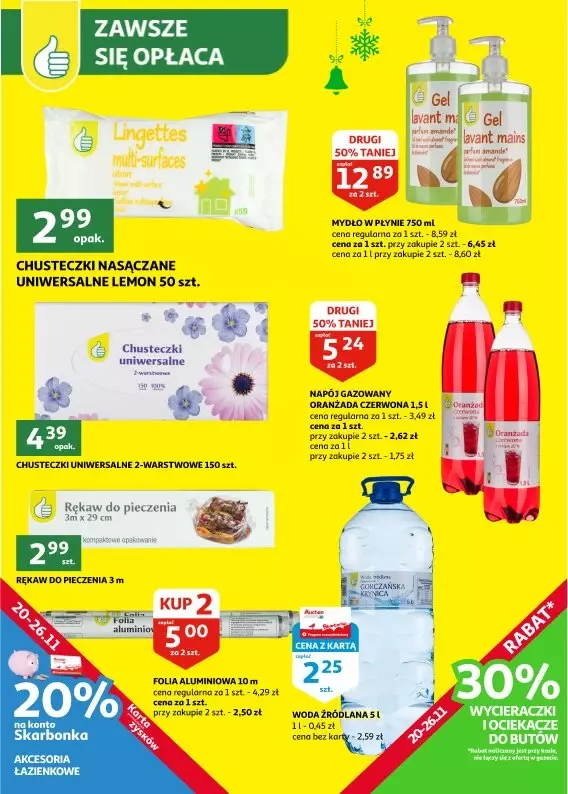 Auchan - gazetka promocyjna Gazetka Racibórz od środy 20.11 do wtorku 26.11 - strona 20