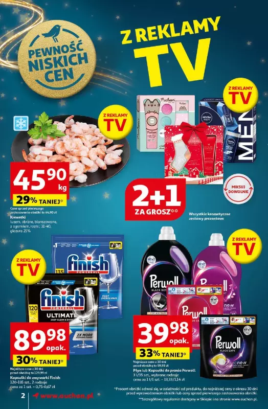 Auchan - gazetka promocyjna Pewność Niskich Cen Supermarket  do środy 27.11 - strona 2