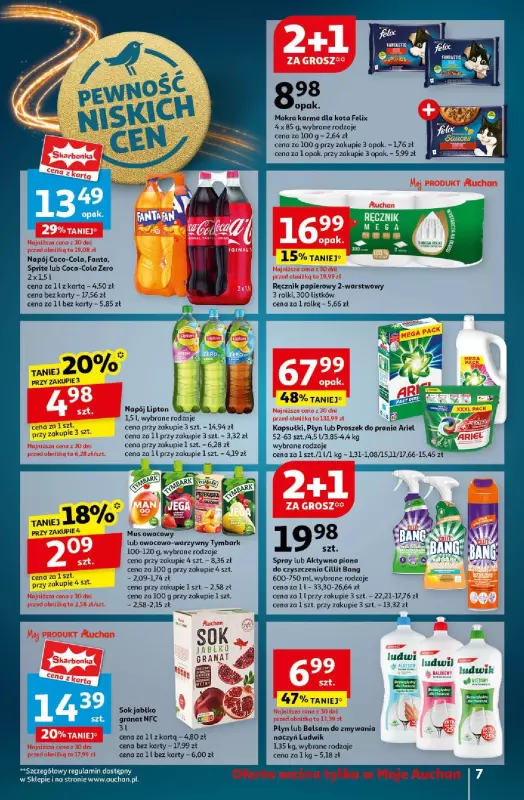 Auchan - gazetka promocyjna Pewność Niskich Cen Moje Auchan  do środy 27.11 - strona 9