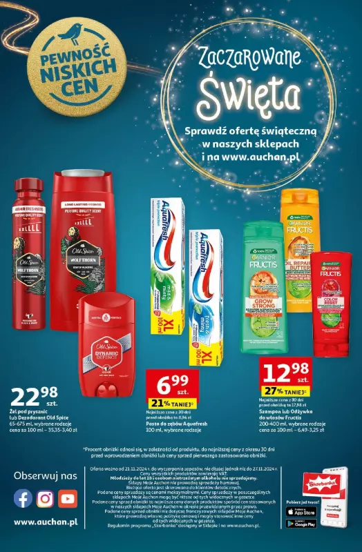 Auchan - gazetka promocyjna Pewność Niskich Cen Moje Auchan  do środy 27.11 - strona 10