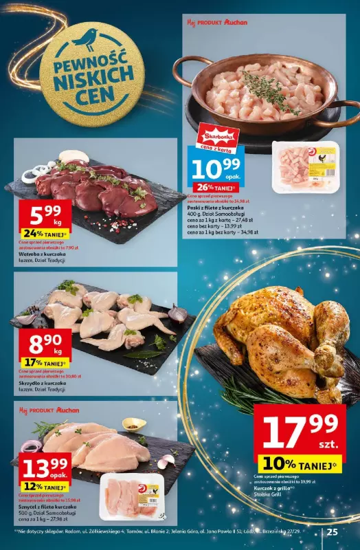 Auchan - gazetka promocyjna Pewność Niskich Cen Hipermarket  do środy 27.11 - strona 27