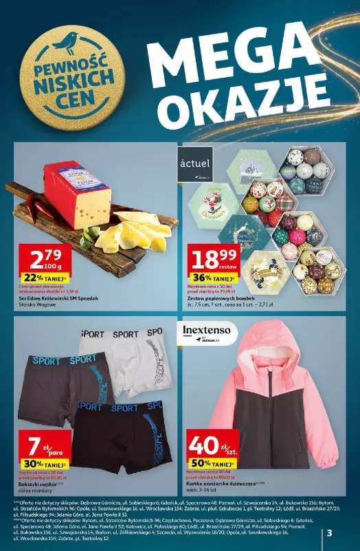 Auchan - gazetka promocyjna Pewność Niskich Cen Hipermarket  do środy 27.11 - strona 3