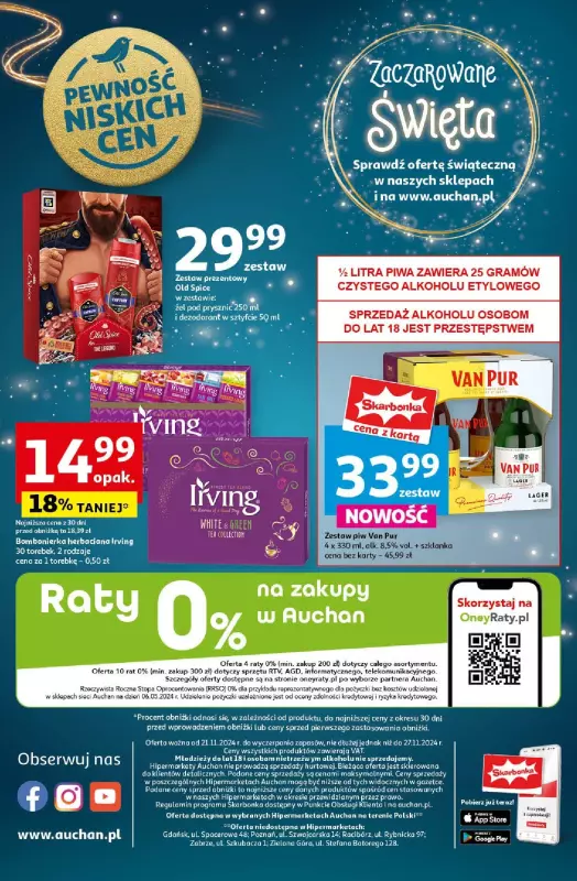 Auchan - gazetka promocyjna Pewność Niskich Cen Hipermarket  do środy 27.11 - strona 62