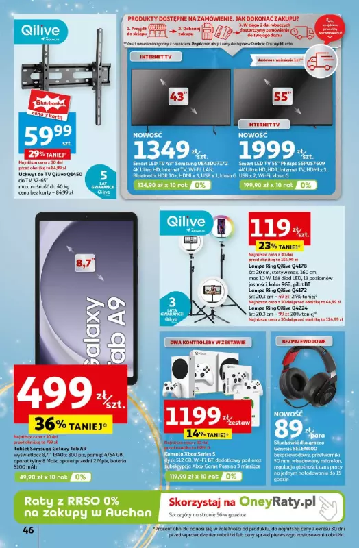 Auchan - gazetka promocyjna Pewność Niskich Cen Hipermarket  do środy 27.11 - strona 52