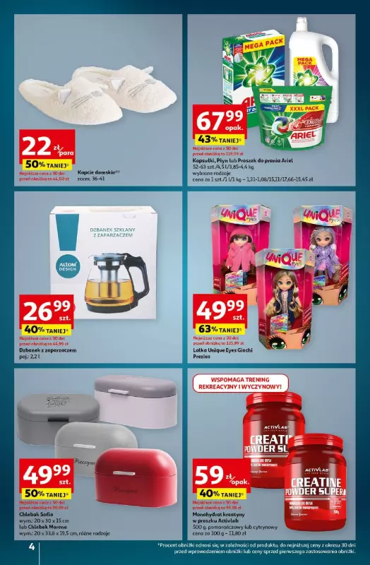 Auchan - gazetka promocyjna Pewność Niskich Cen Hipermarket  do środy 27.11 - strona 4