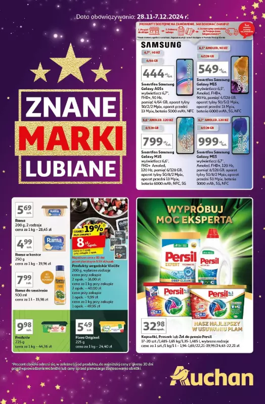 Auchan - gazetka promocyjna Znane Marki Lubiane Hipermarket od czwartku 28.11 do środy 04.12