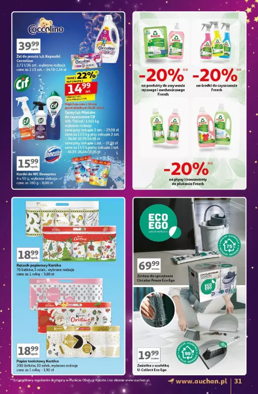 Auchan - gazetka promocyjna Znane Marki Lubiane Hipermarket  do środy 04.12 - strona 31