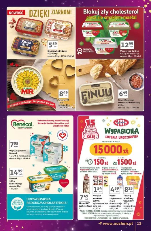 Auchan - gazetka promocyjna Znane Marki Lubiane Hipermarket  do środy 04.12 - strona 13