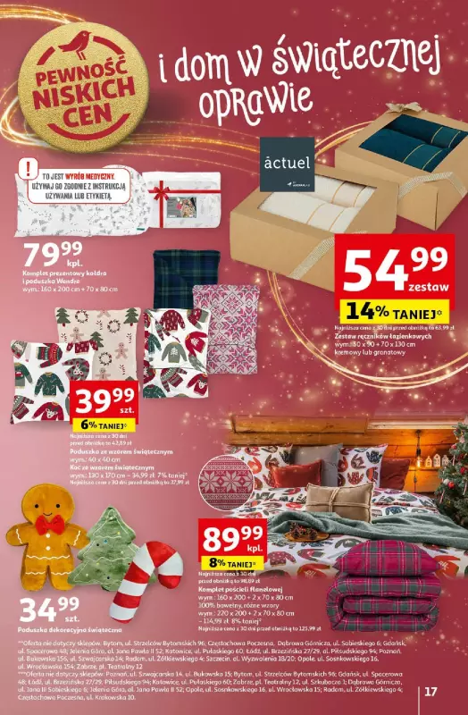 Auchan - gazetka promocyjna Katalog Moc prezentów Hipermarket Auchan  do niedzieli 15.12 - strona 17