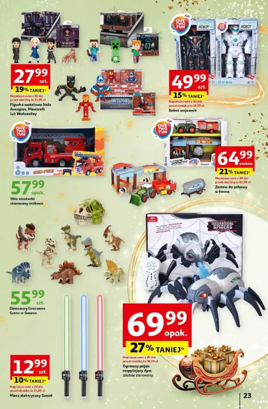 Auchan - gazetka promocyjna Katalog Moc prezentów Hipermarket Auchan  do niedzieli 15.12 - strona 23